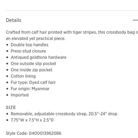 Madewell Small Transport Tiger Print Crossbody - Picture 5 of 16